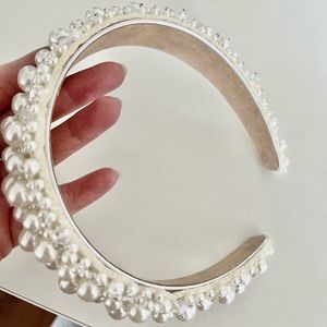 White pearl headband